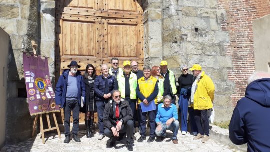 Inaugurato il portone di Forte Falcone restaurato