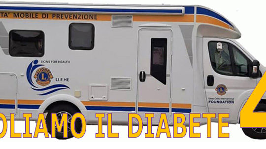 Isoliamo il diabete, ultima tappa del camper della salute